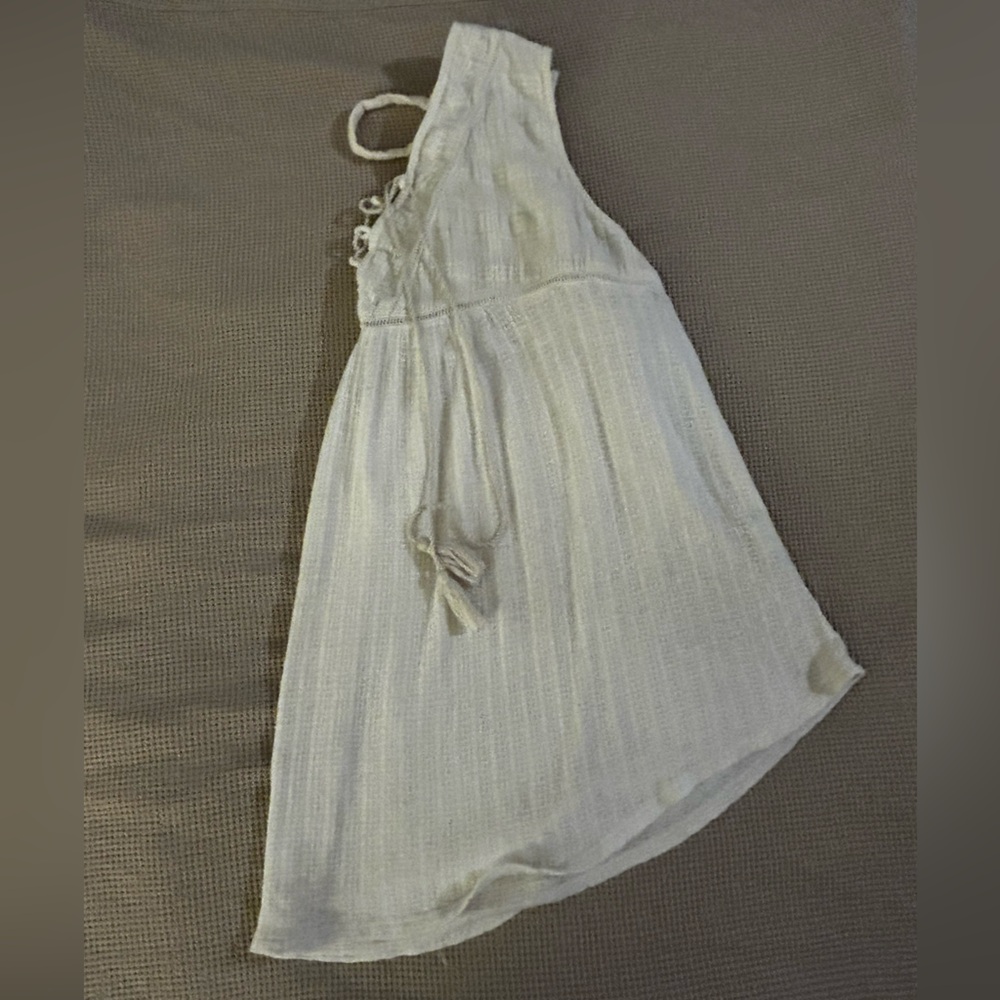 Lucky Brand Cream Sleeveless textured tank Top size 1X knit & woven - Picture 14 of 15